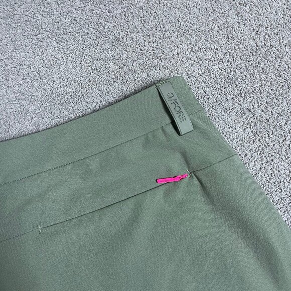 G/FORE Tech Tour 4 Way Stretch Straight Leg Golf Pants Olive Green Men's 38x30 - Picture 8 of 9
